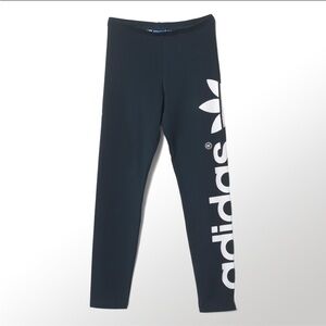 Adidas originals navy logo leggings XS